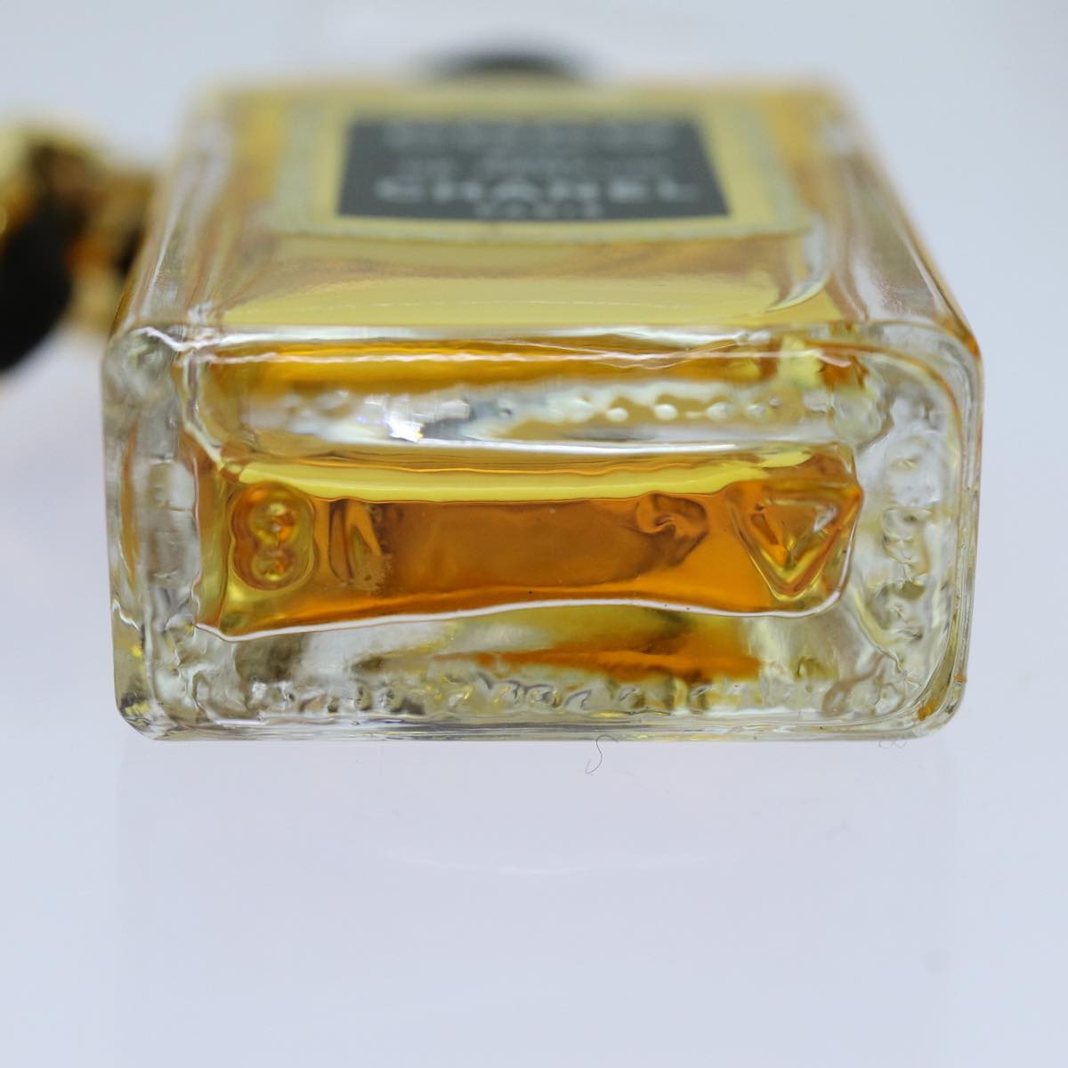 CHANEL Perfume Necklace Gold CC Auth ar11606B