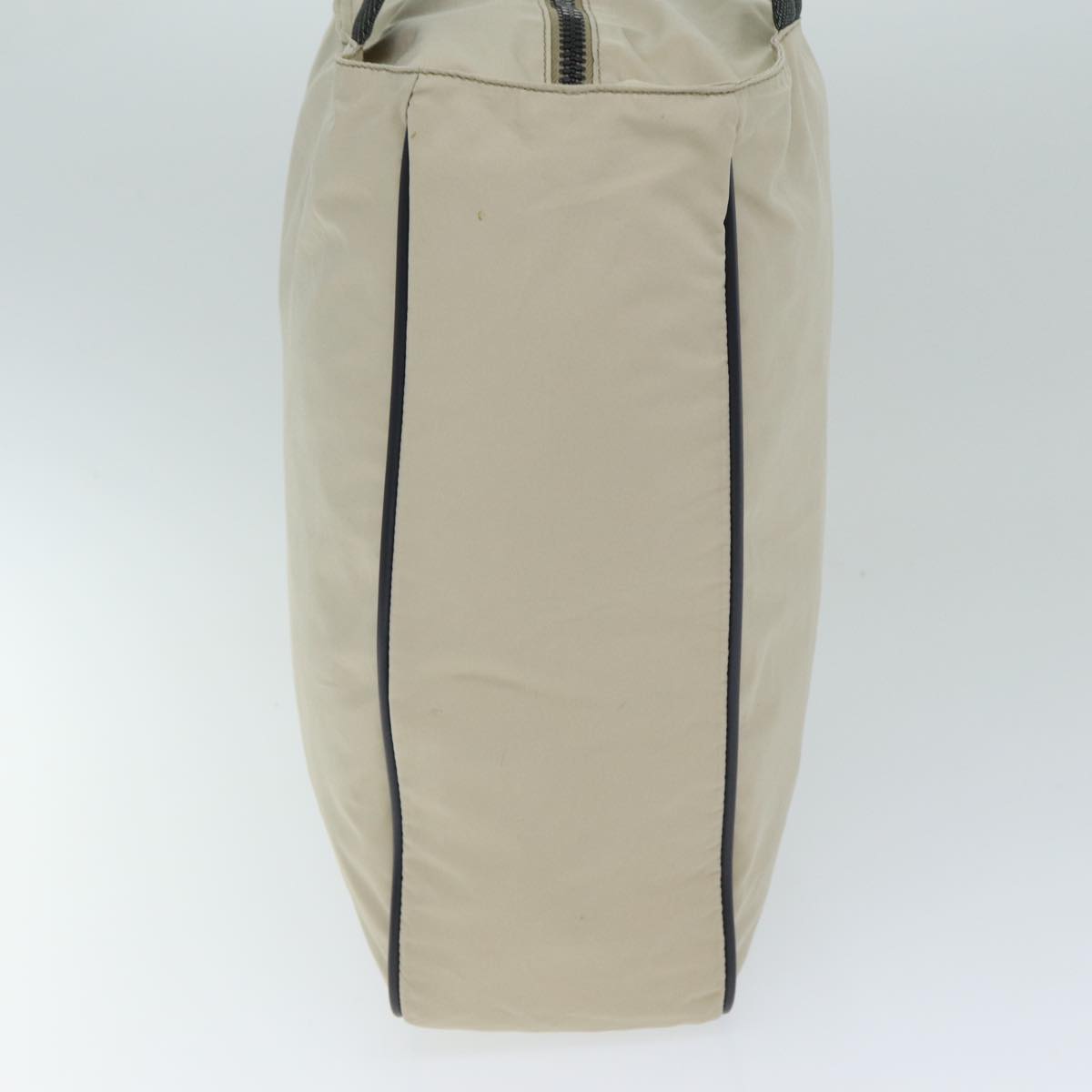 PRADA Sports Tote Bag Nylon Beige Auth ar11955B