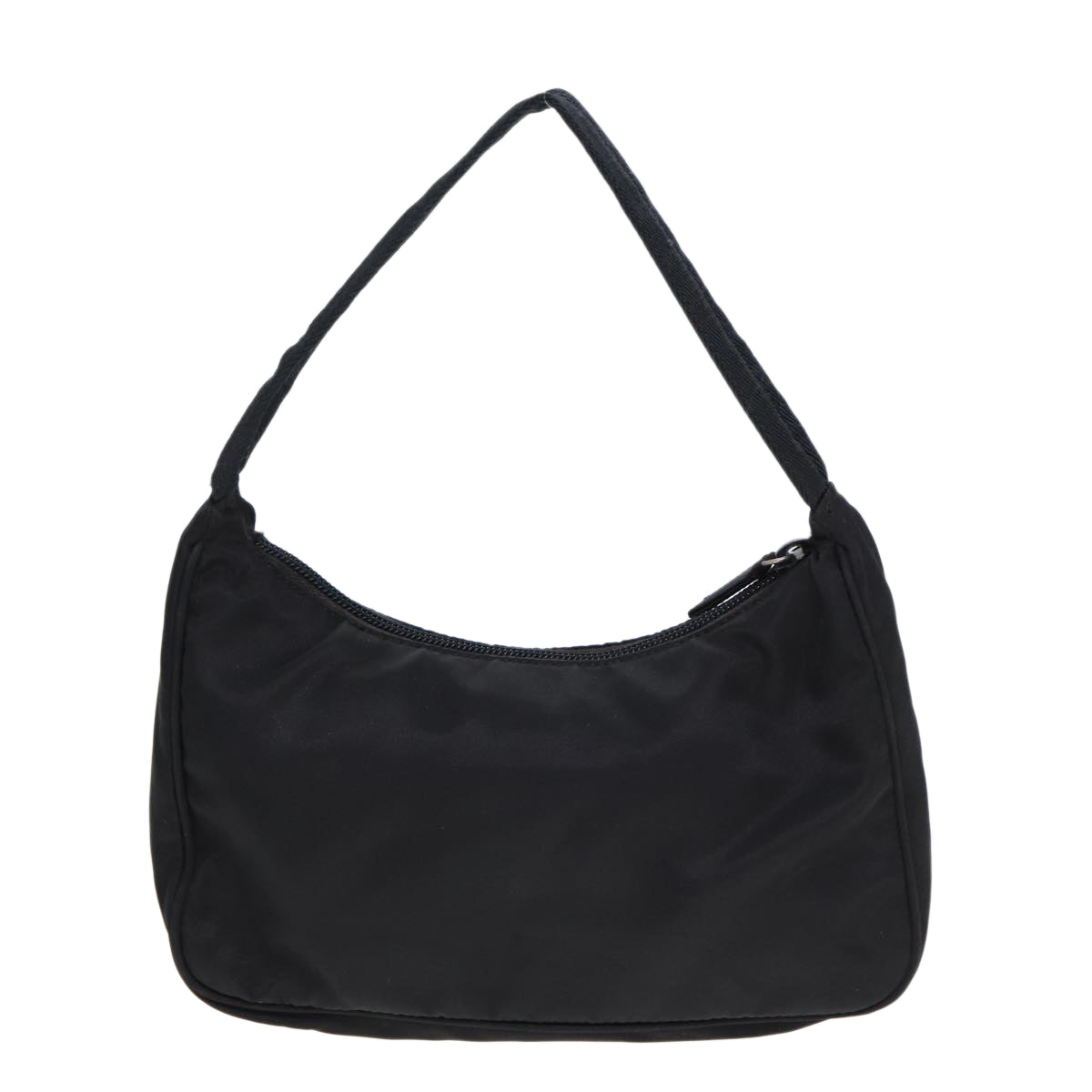PRADA Hand Bag Nylon Black Auth ar11967