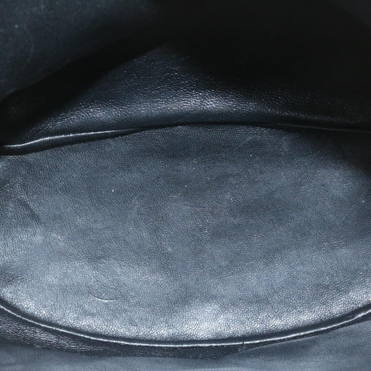 Top Quality Chanel Matelasse Backpack Leather Black Gold Tone CC Auth ar4662A