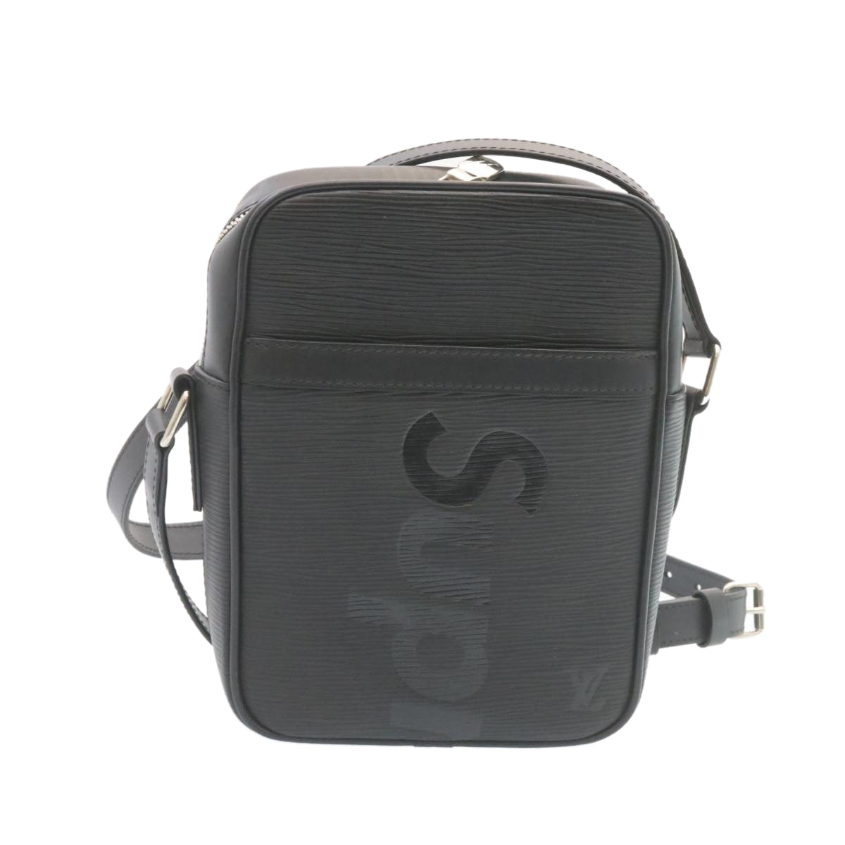 LOUIS VUITTON Supreme Epi Danube Shoulder Bag Black M53431 LV  ar5973A