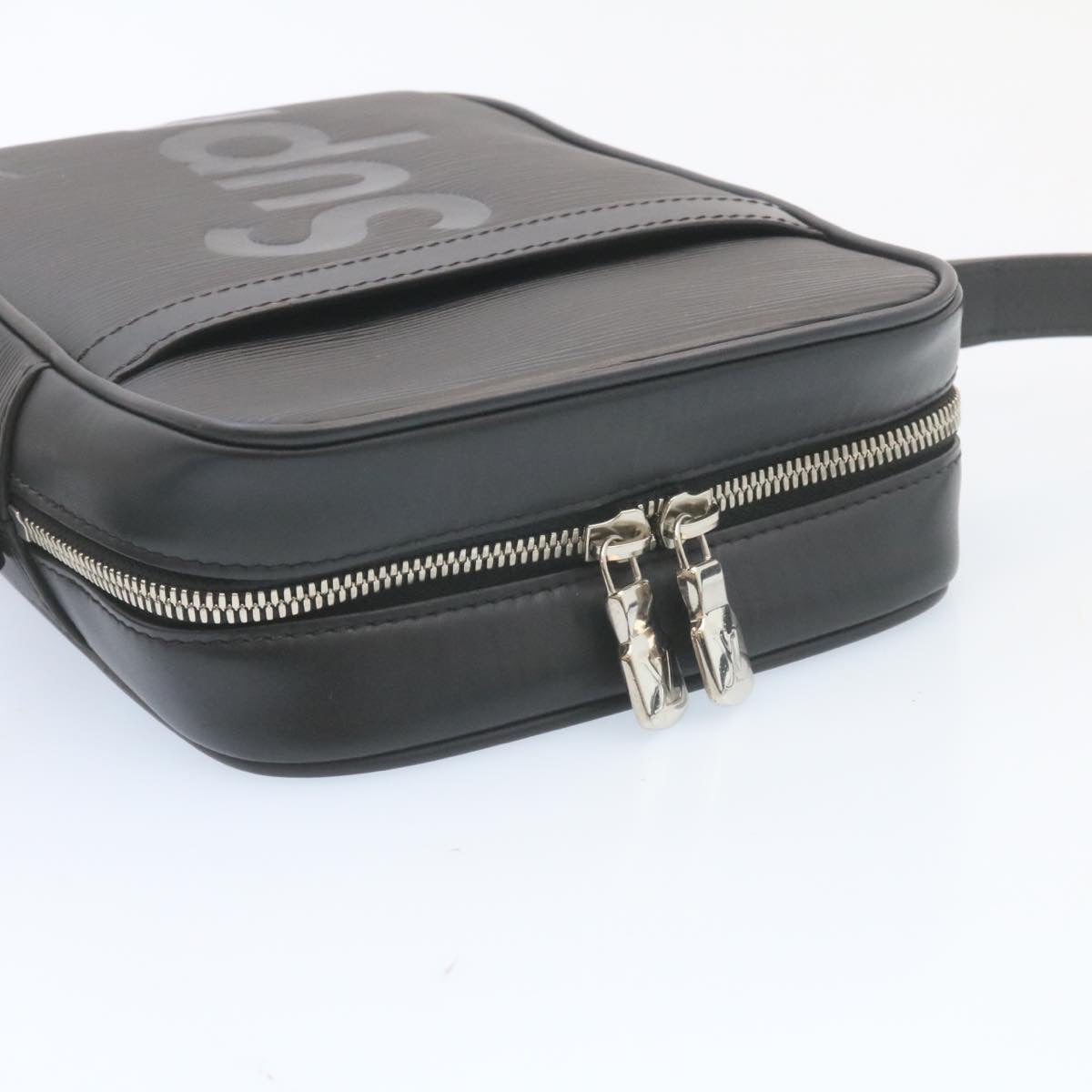 LOUIS VUITTON Supreme Epi Danube Shoulder Bag Black M53431 LV  ar5973A
