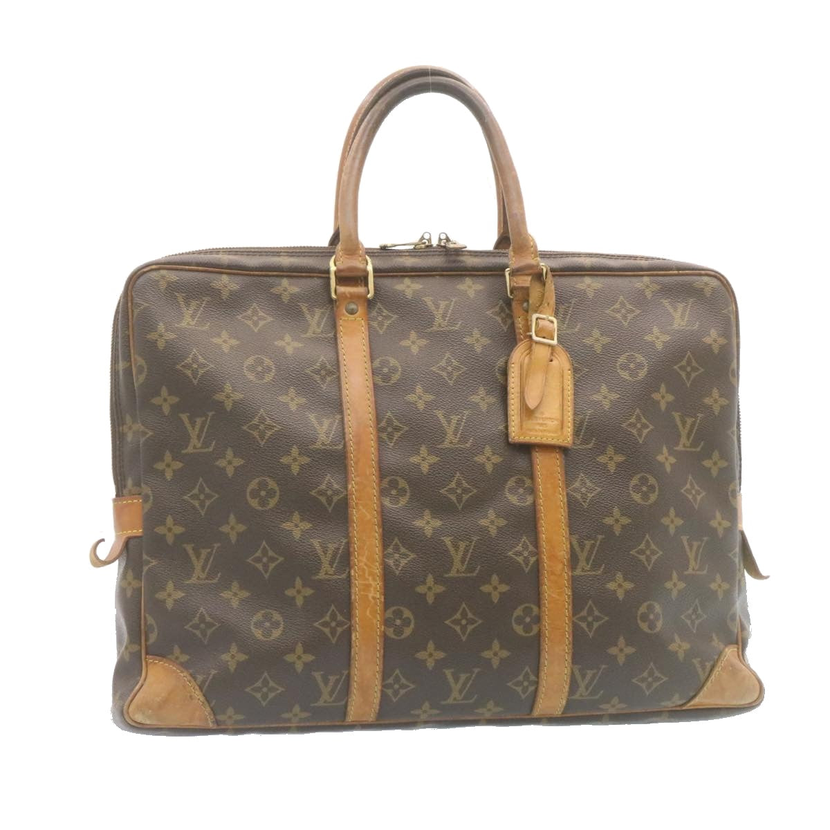 LOUIS VUITTON Monogram PorteDocuments Voyage Business Bag M53361 LV Auth ar6395