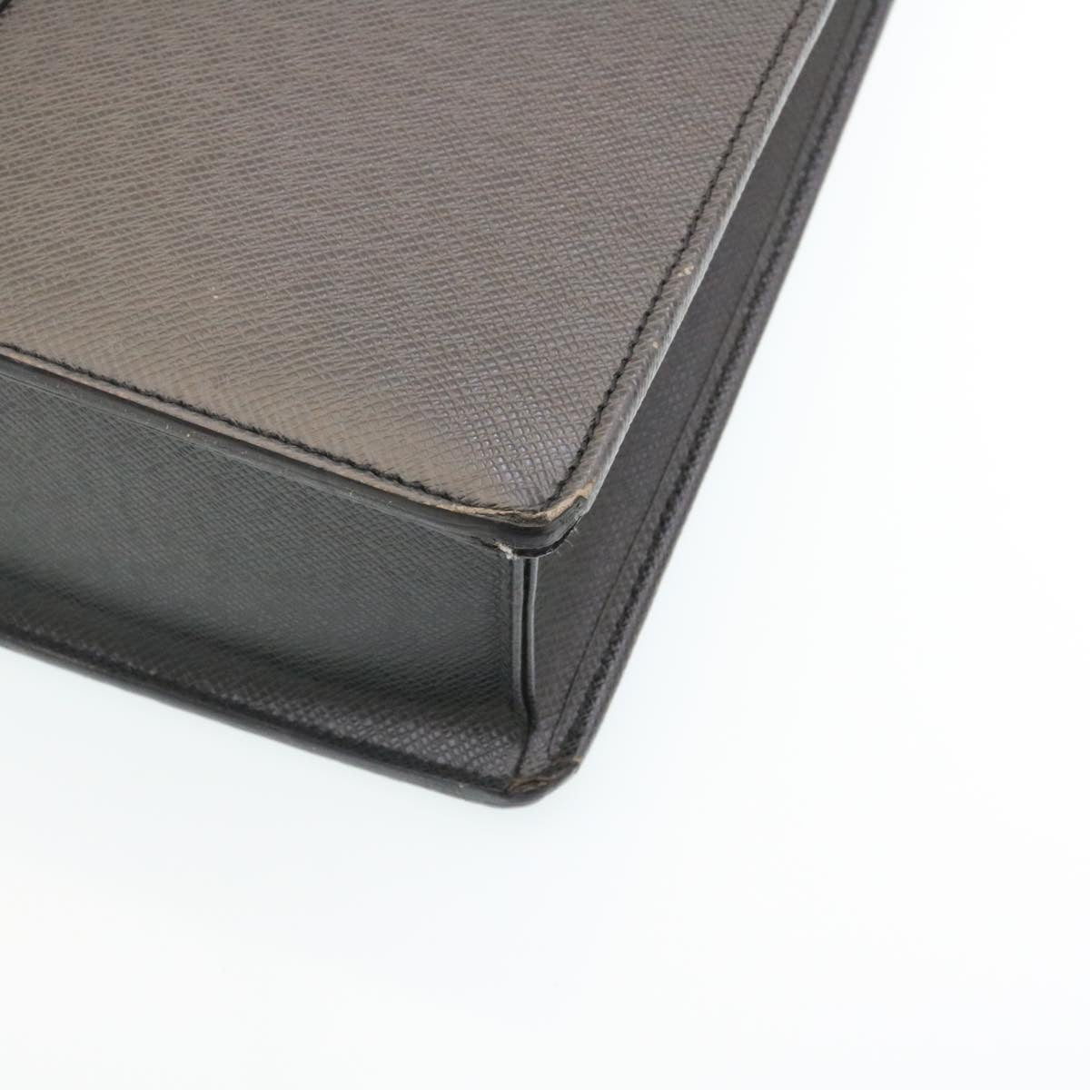 LOUIS VUITTON Taiga Porte Documents Rozan Business Bag Black M30052 Auth ar6487