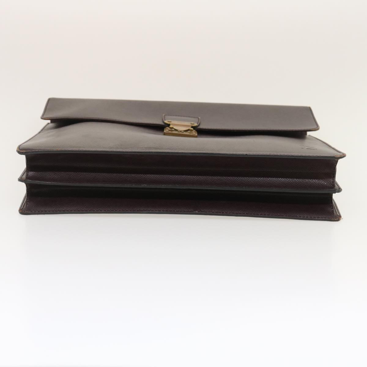 LOUIS VUITTON Taiga Serviette Moskova Business Bag Acajou M30036 LV Auth ar6874