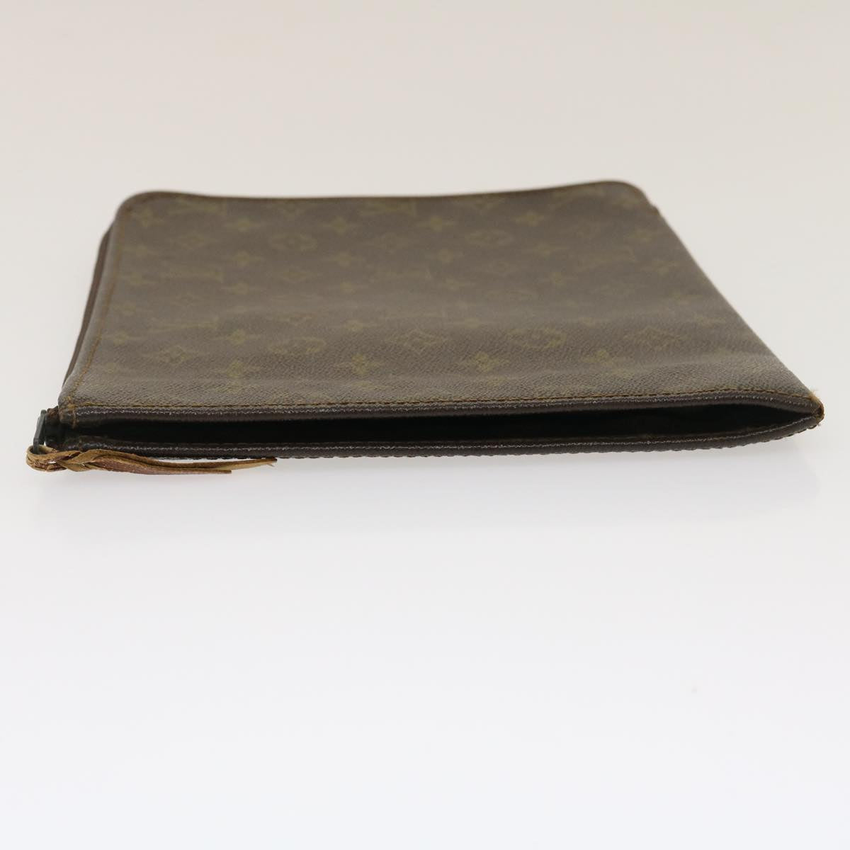 LOUIS VUITTON Monogram Poche Document Briefcase Vintage M53400 LV Auth ar6976