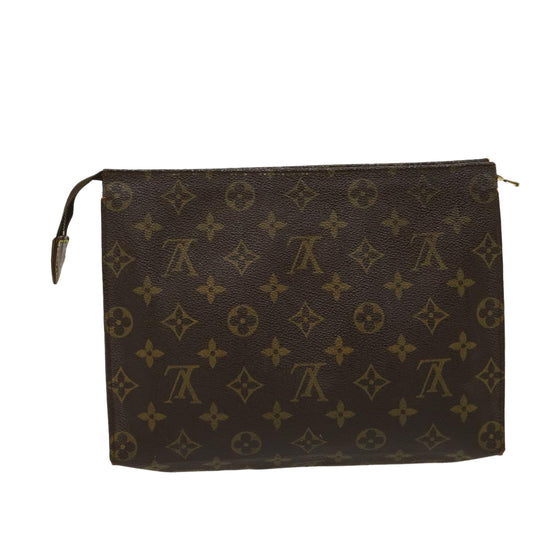 LOUIS VUITTON Monogram Poche Toilette 26 Pouch M47542 LV Auth ar7117