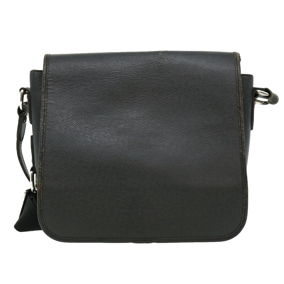 LOUIS VUITTON Taiga Andrei Shoulder Bag Ardoise M32482 LV Auth ar7219