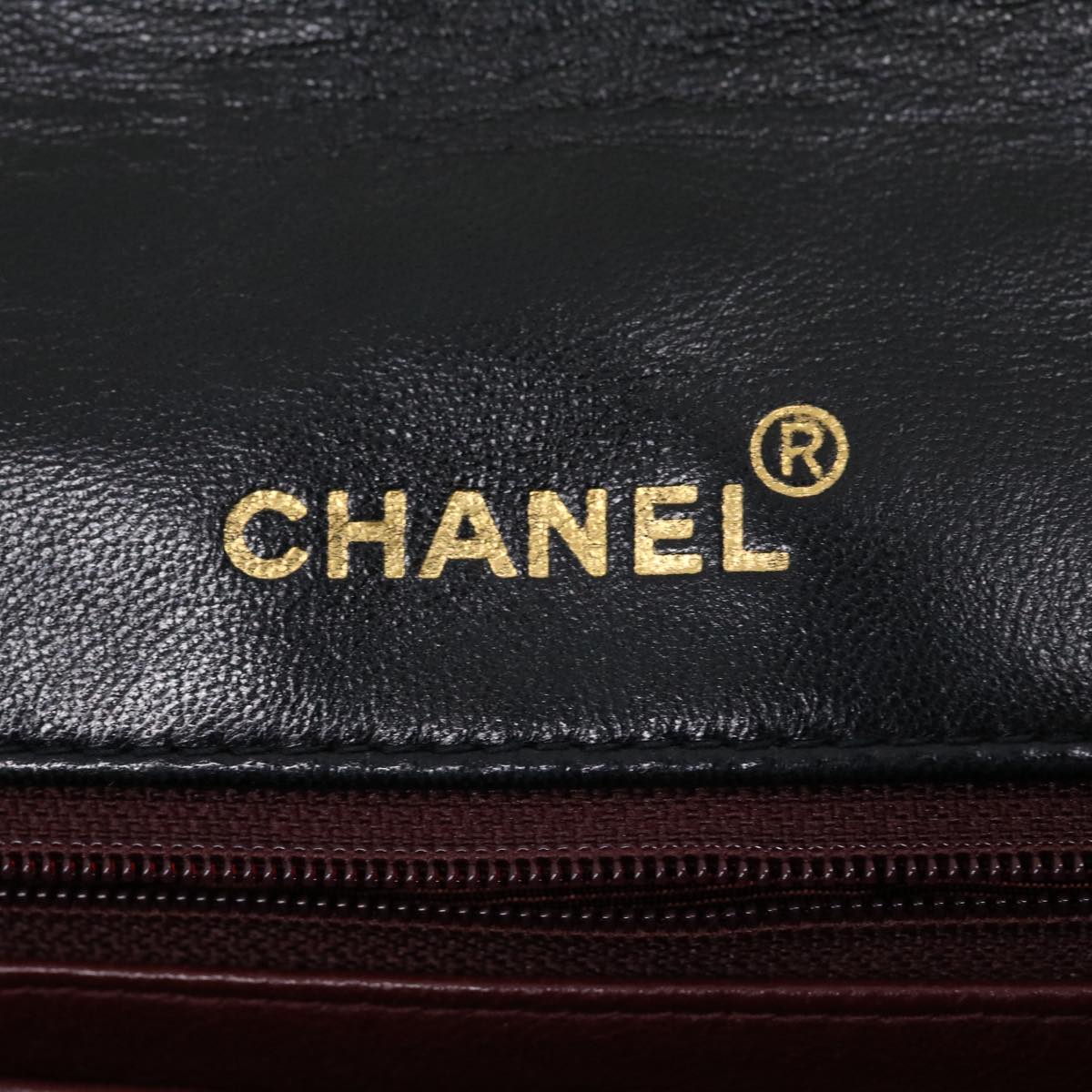 Top Quality Chanel Matelasse Diana Turn Lock Chain Shoulder Bag Lamb Skin Black Auth ar7368A