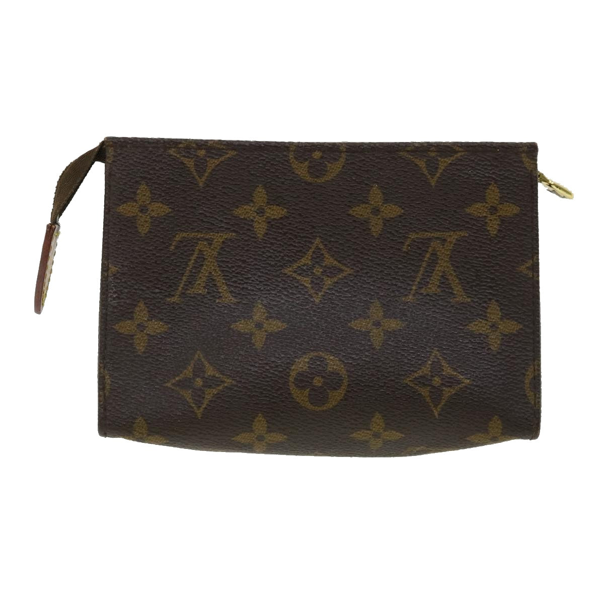 LOUIS VUITTON Monogram Poche Toilette 15 Pouch M47546 LV Auth ar7779B