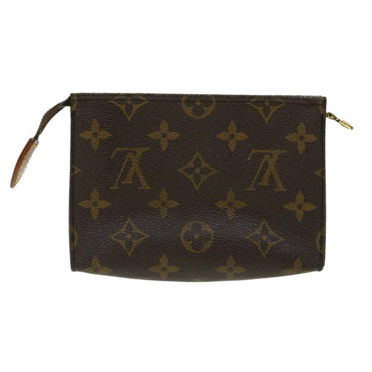 LOUIS VUITTON Monogram Poche Toilette 15 Pouch M47546 LV Auth ar7878B