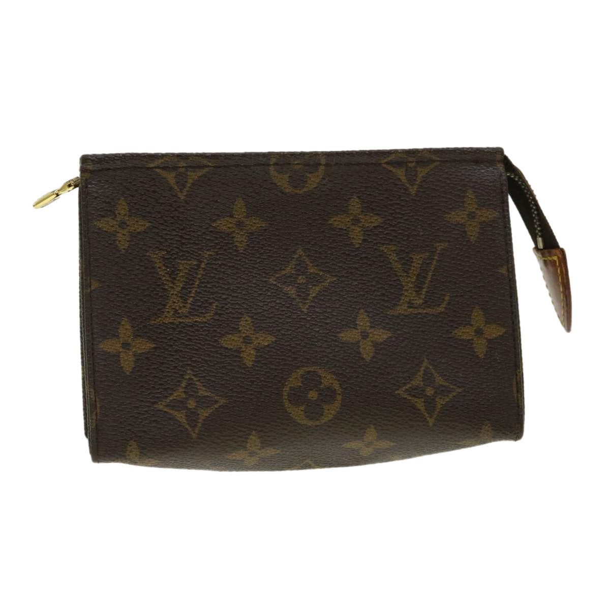 LOUIS VUITTON Monogram Poche Toilette 15 Pouch M47546 LV Auth ar7892B