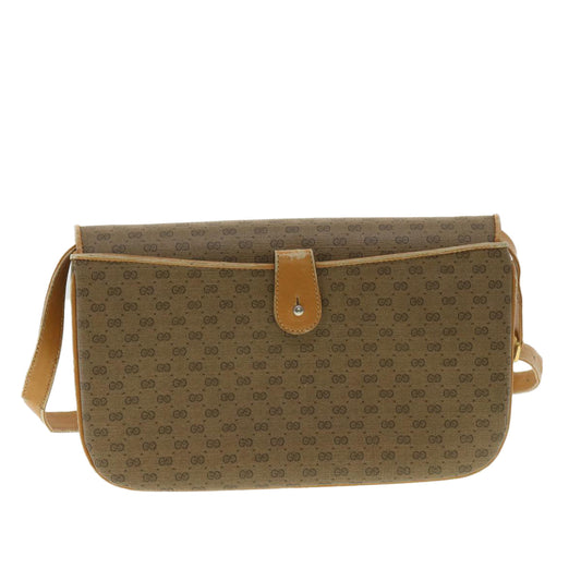 GUCCI Micro GG Canvas Shoulder Bag Beige  ar8365