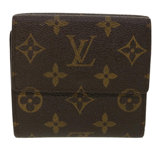 LOUIS VUITTON Monogram Portefeuille Elise Wallet M61654 LV Auth ar8746