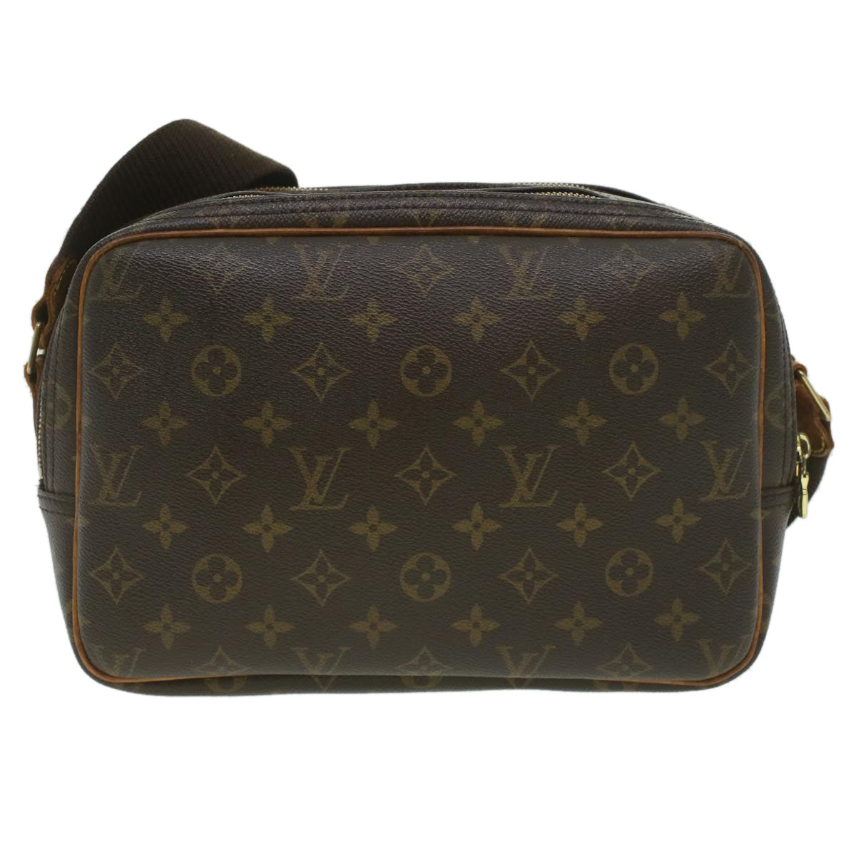 LOUIS VUITTON Monogram Reporter PM Shoulder Bag M45254 LV Auth ar8941