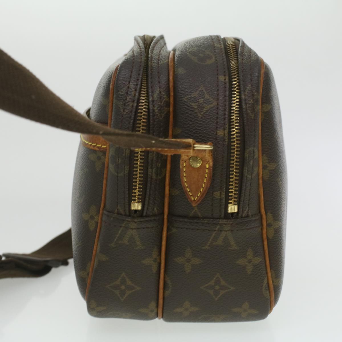 LOUIS VUITTON Monogram Reporter PM Shoulder Bag M45254 LV Auth ar8941