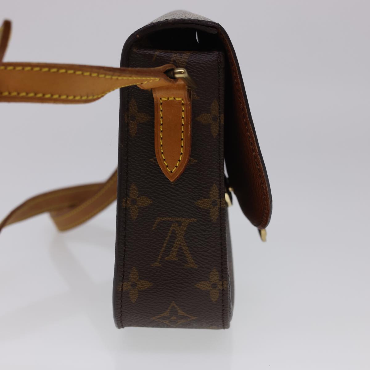 LOUIS VUITTON Monogram Saint Cloud PM Shoulder Bag M51244 LV Auth ar9262B