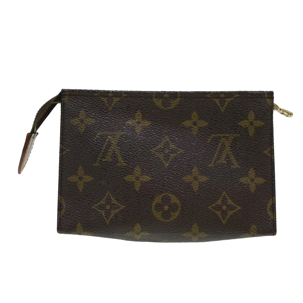 LOUIS VUITTON Monogram Poche Toilette 15 Pouch M47546 LV Auth ar9334B