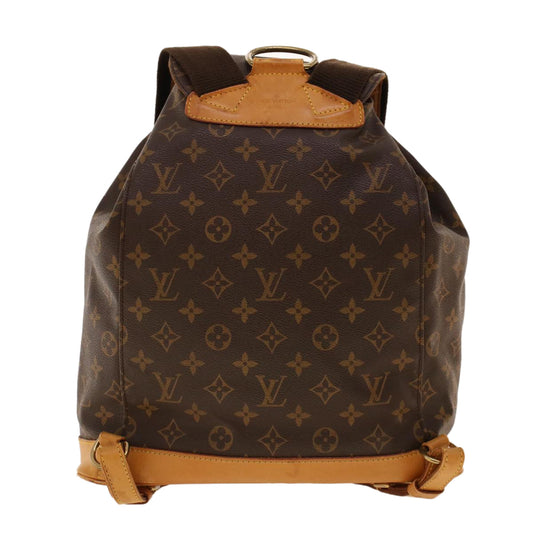 LOUIS VUITTON Monogram Montsouris GM Backpack M51135 LV Auth ar9335B