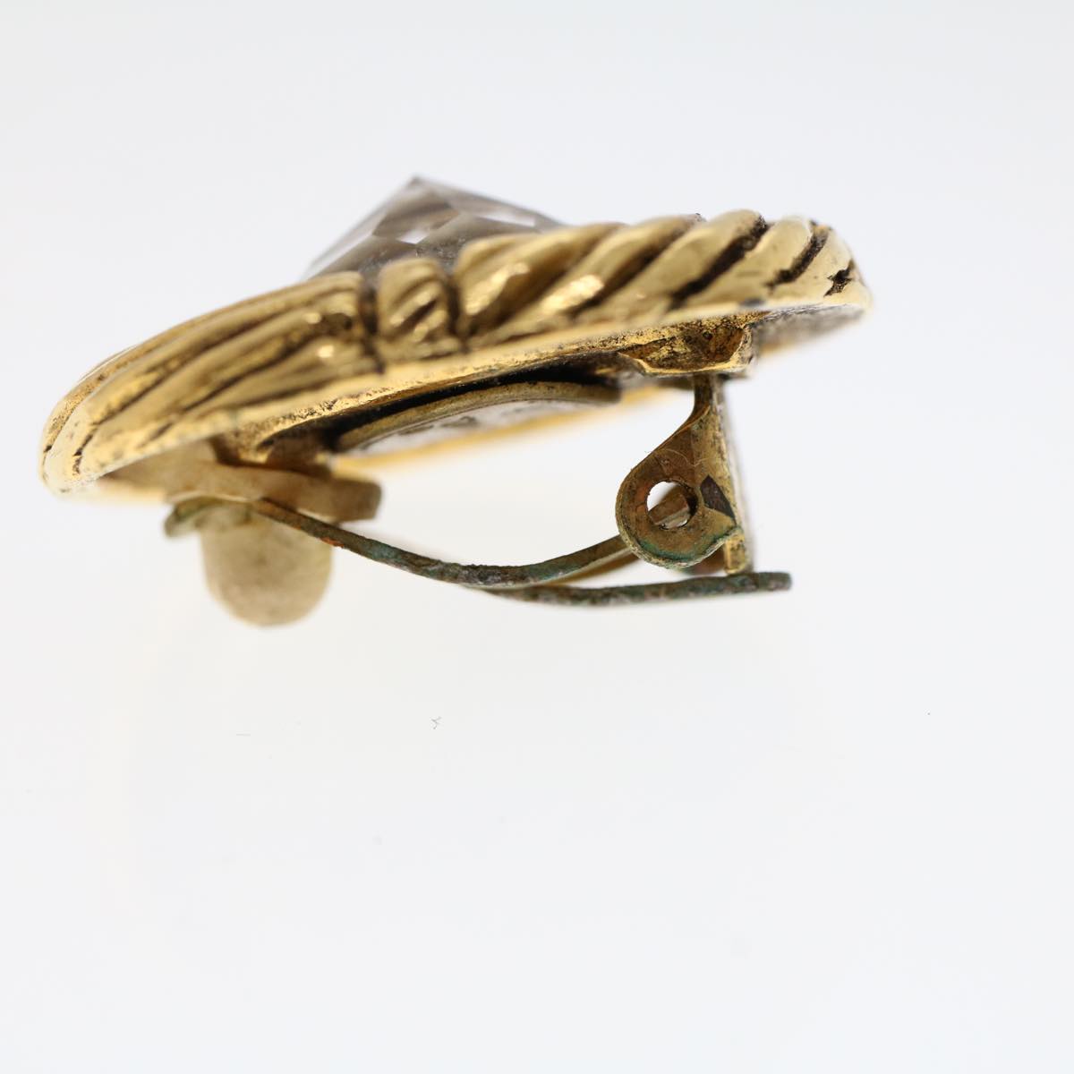 Top Quality Chanel Earring Gold Tone CC Auth ar9887B