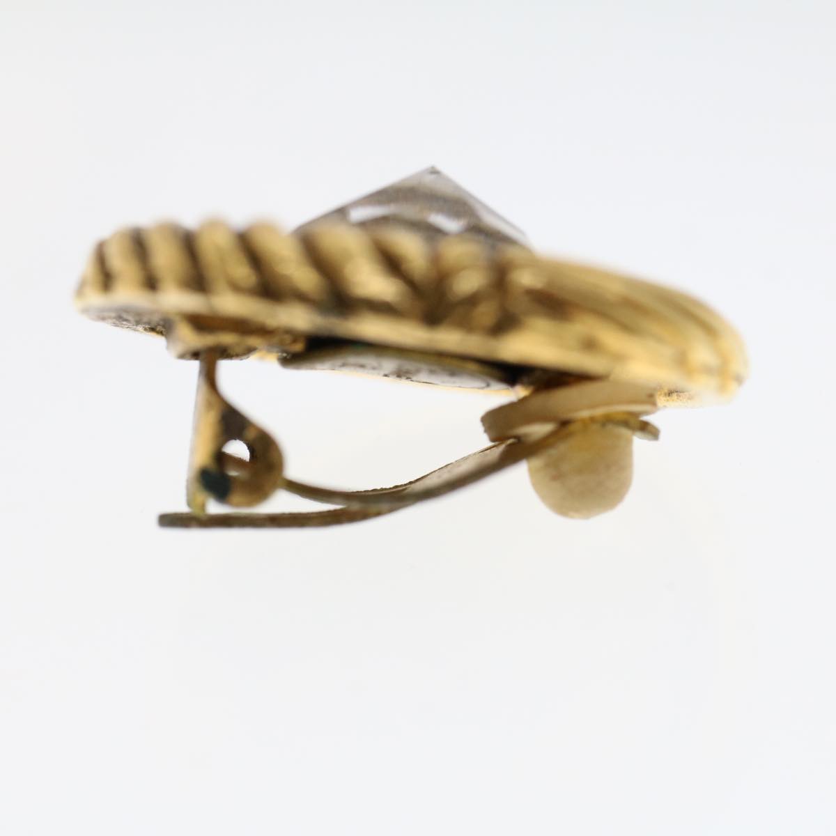Top Quality Chanel Earring Gold Tone CC Auth ar9887B