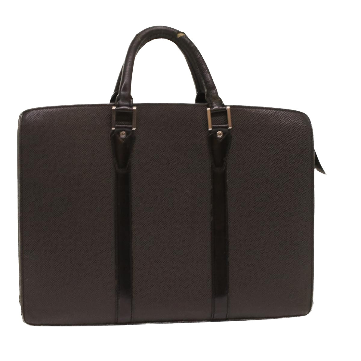 LOUIS VUITTON Taiga Porte Documents Rozan Hand Bag Ardoise M30052 Auth ar9919