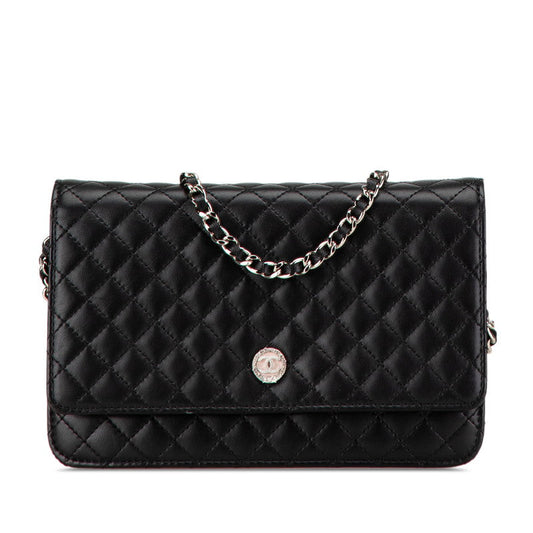Chanel Matelasse Lambskin Chain Wallet