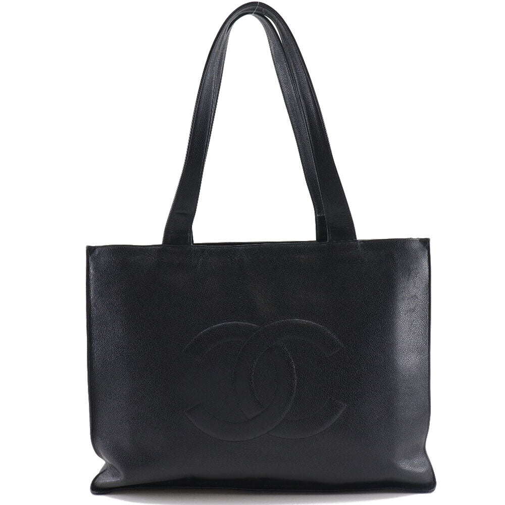 Chanel Coco Mark Tote Bag Black Matt