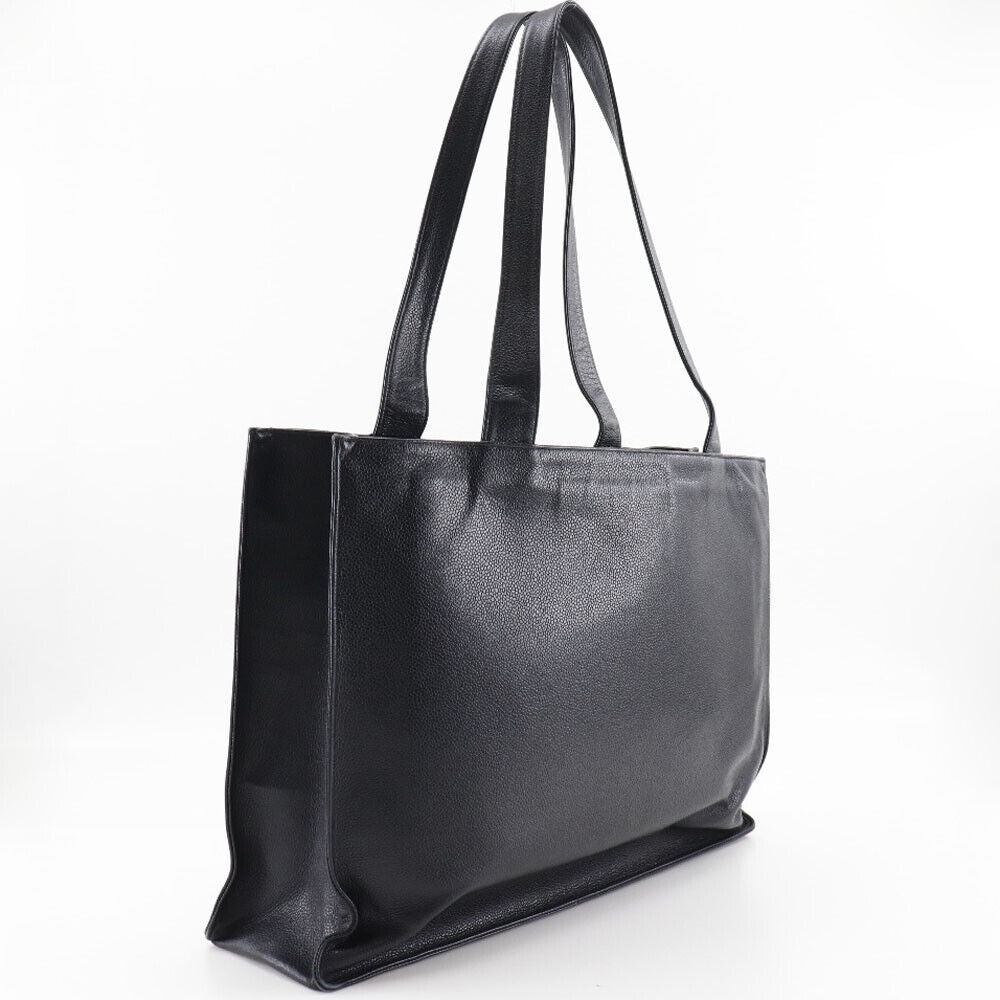 Chanel Coco Mark Tote Bag Black Matt