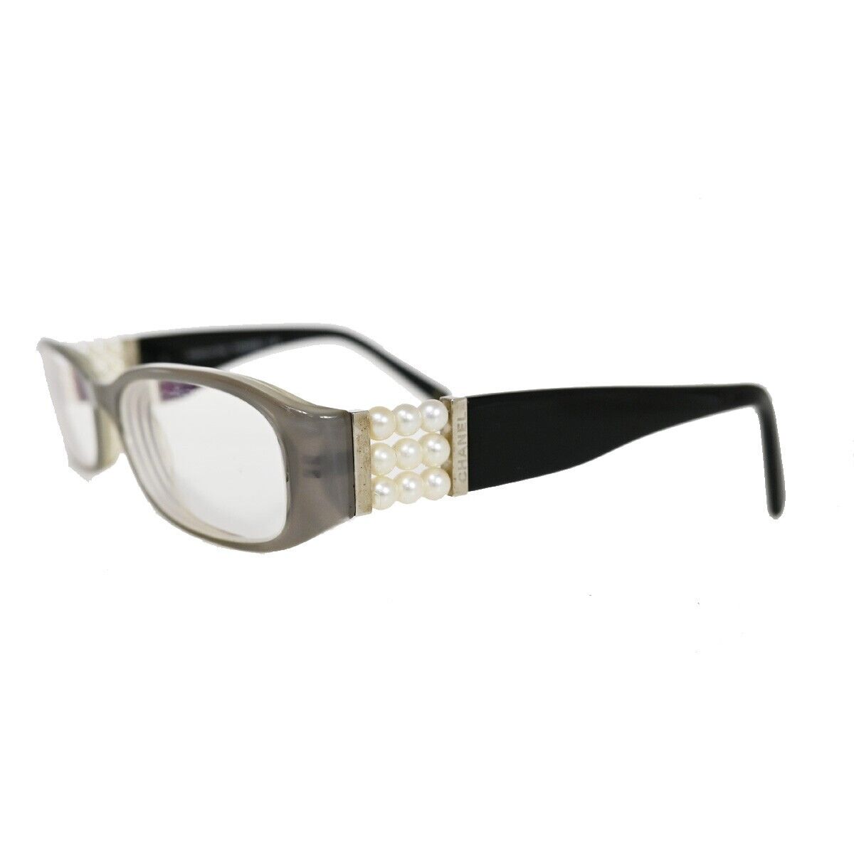 Chanel Logo Imitation Pearl Glasses Eye