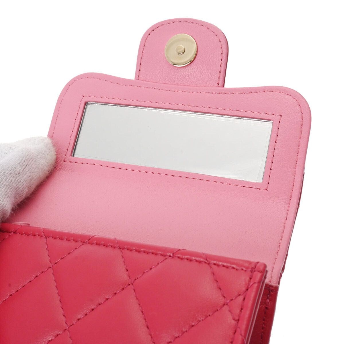 Chanel Matrasse Mini Chain Shoulder Pink