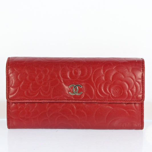 Chanel Camelia Zippy Wallet Coco