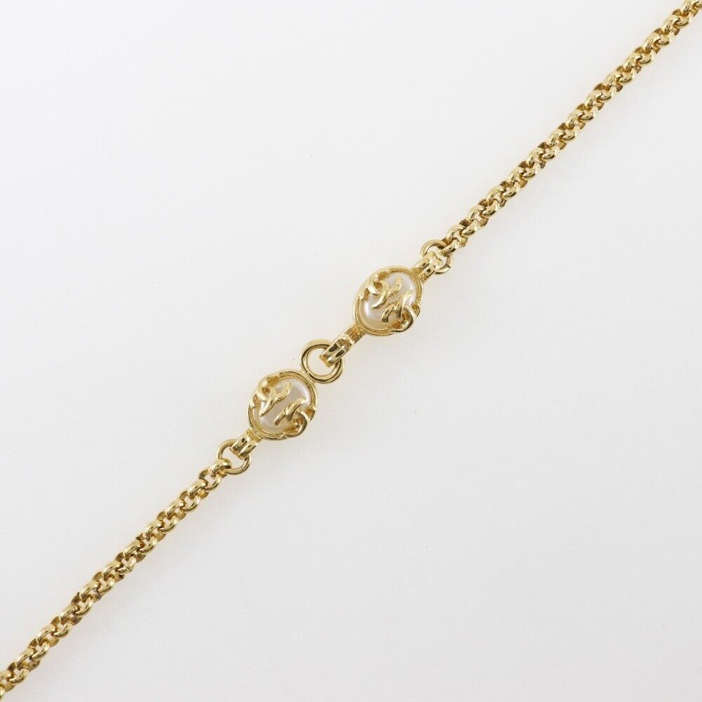 Chanel Necklace Plated Gold/Fake Pearl