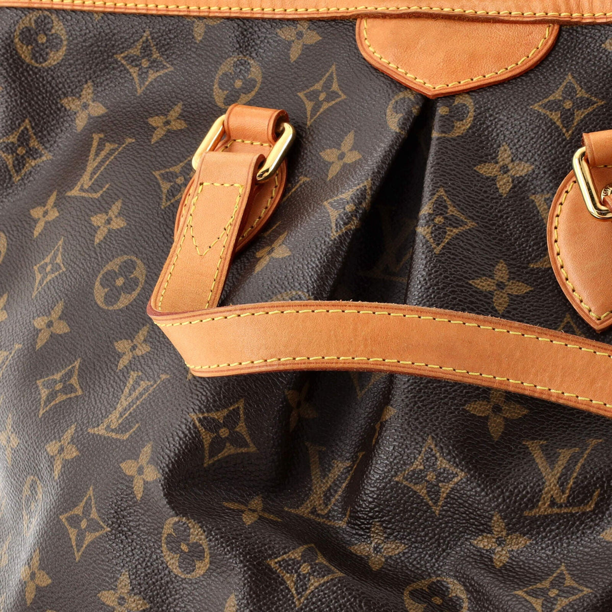 Louis Vuitton Palermo Handbag Canvas Pm