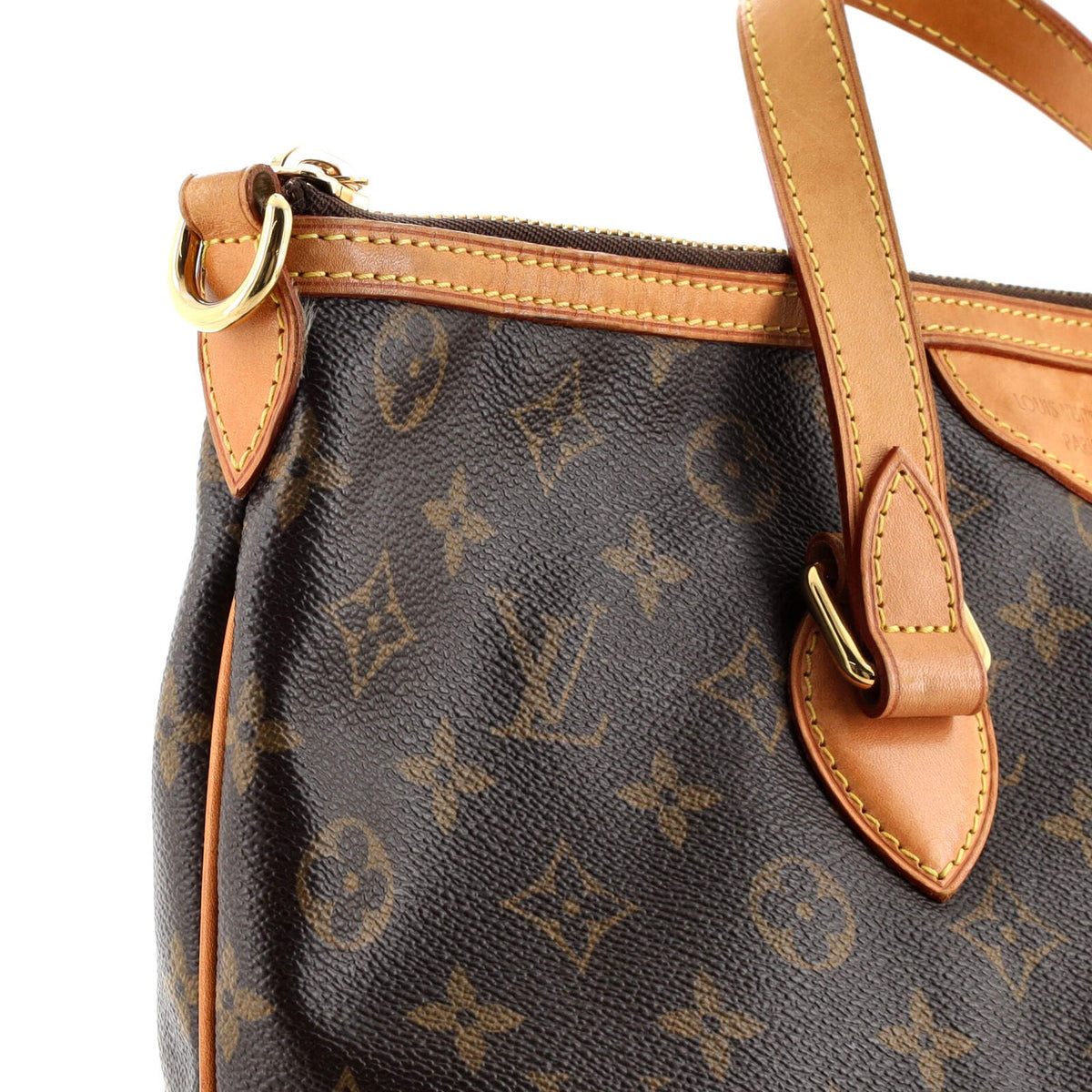 Louis Vuitton Palermo Handbag Canvas Pm