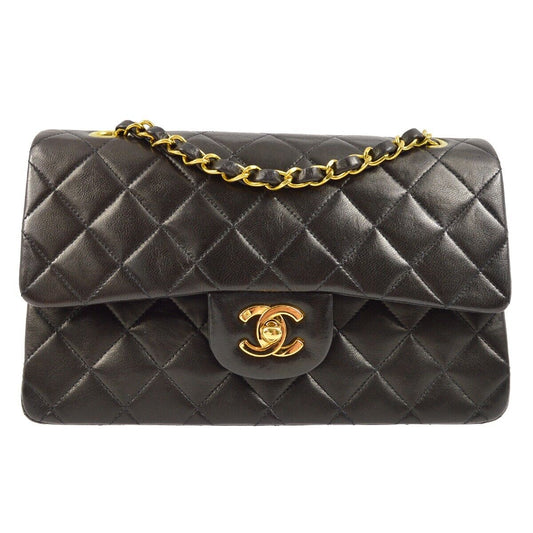 Chanel Black Lambskin Small Classic