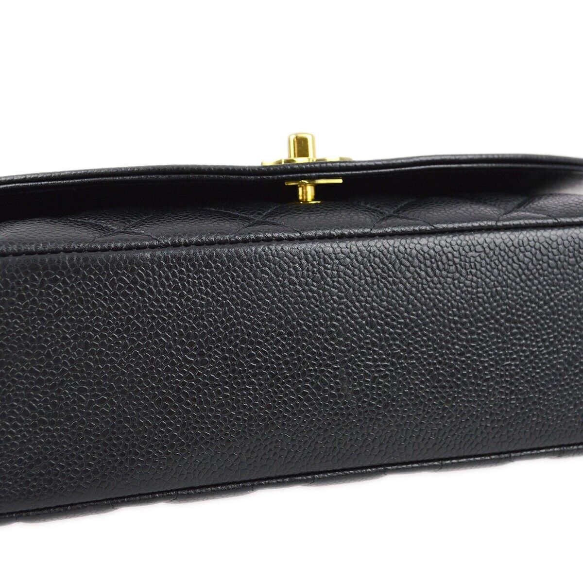 Chanel Black Caviar Medium Diana