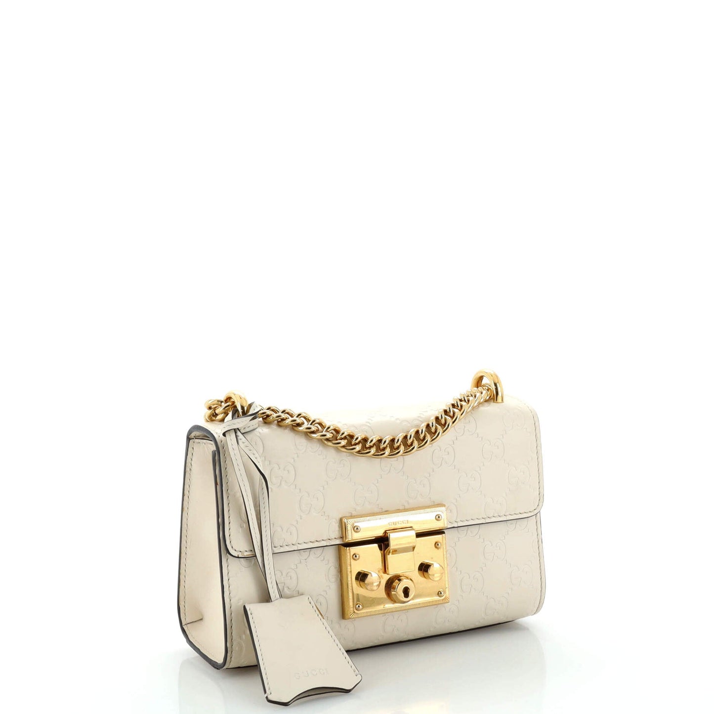 Padlock Shoulder Bag Guccissima Leather