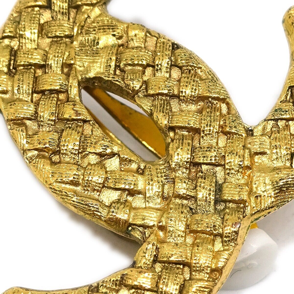Chanel Gold Cc Earrings Clip-On