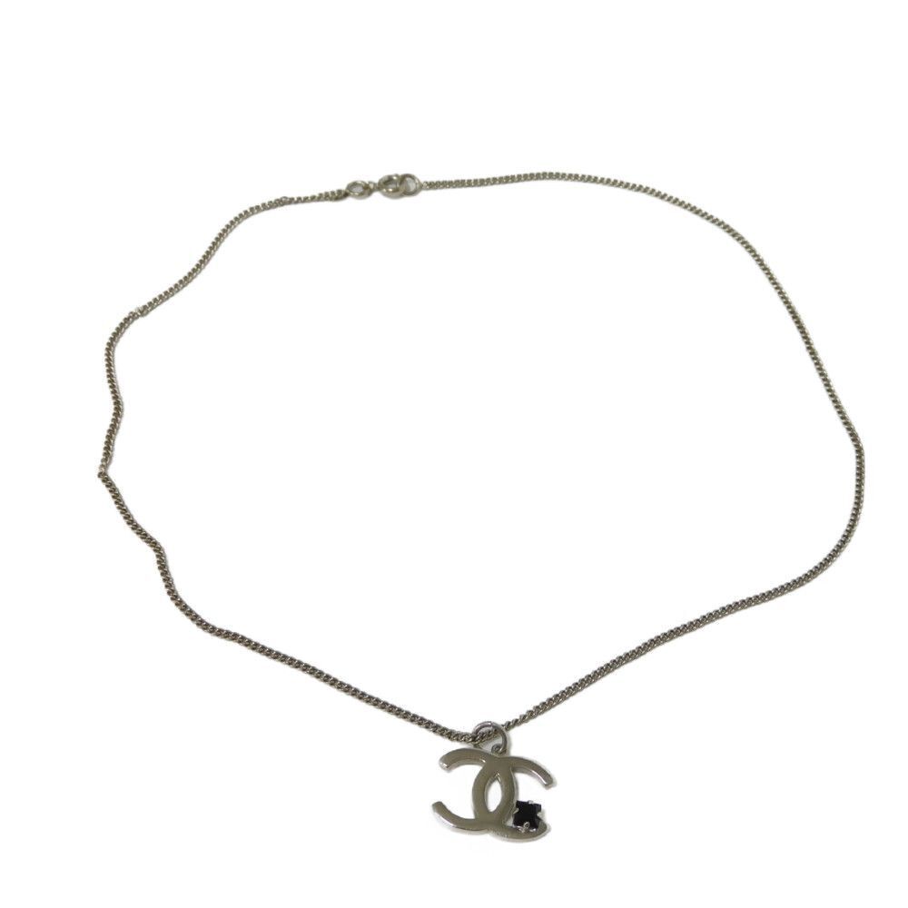 Chanel Crystal Coco Mark Necklace
