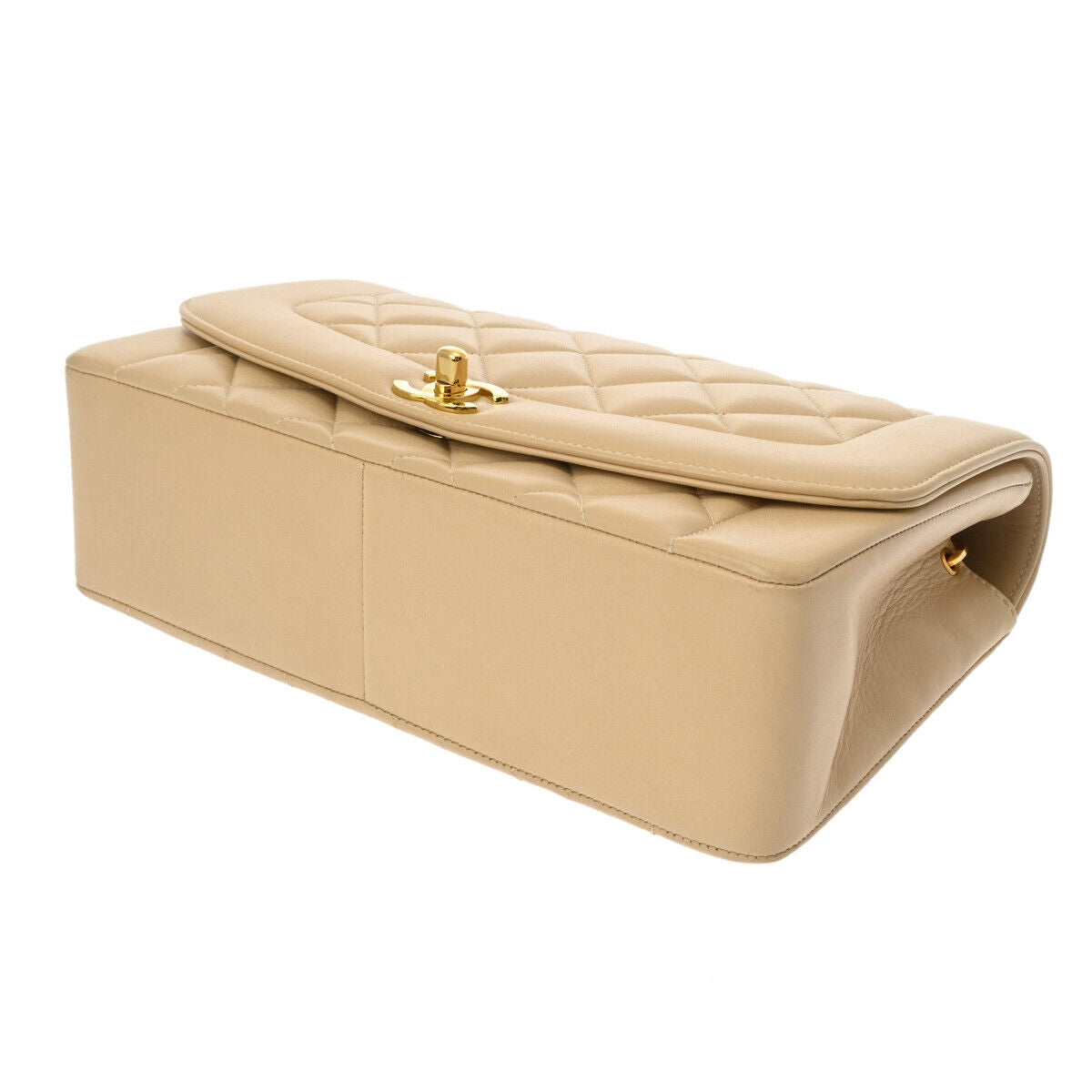 Chanel Diana Chainshoulder 9.8' Beige