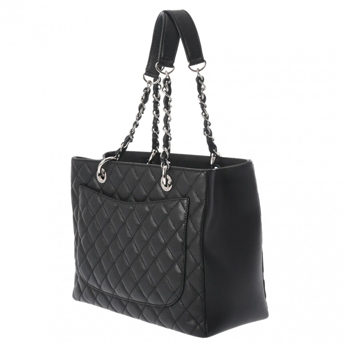 Chanel Gst Grand Shopping Tote Black Bag