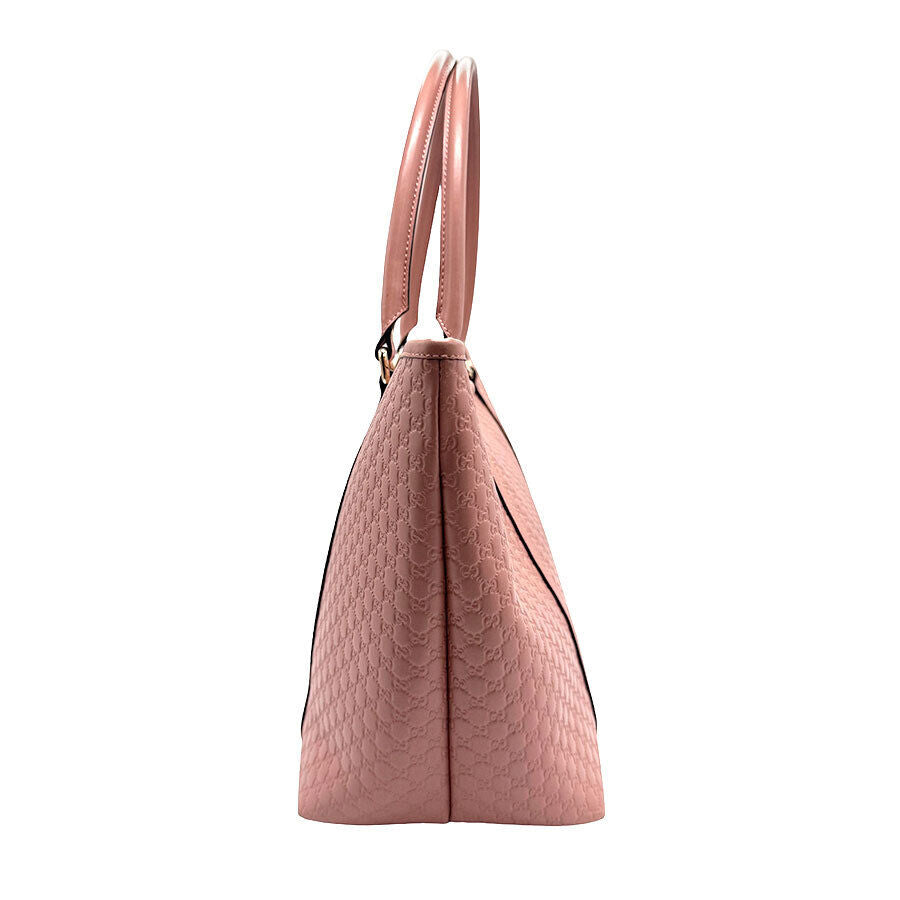 Gucci Handbag Tote Bag Pink Leather