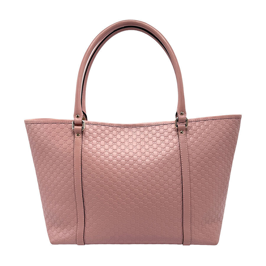 Gucci Handbag Tote Bag Pink Leather