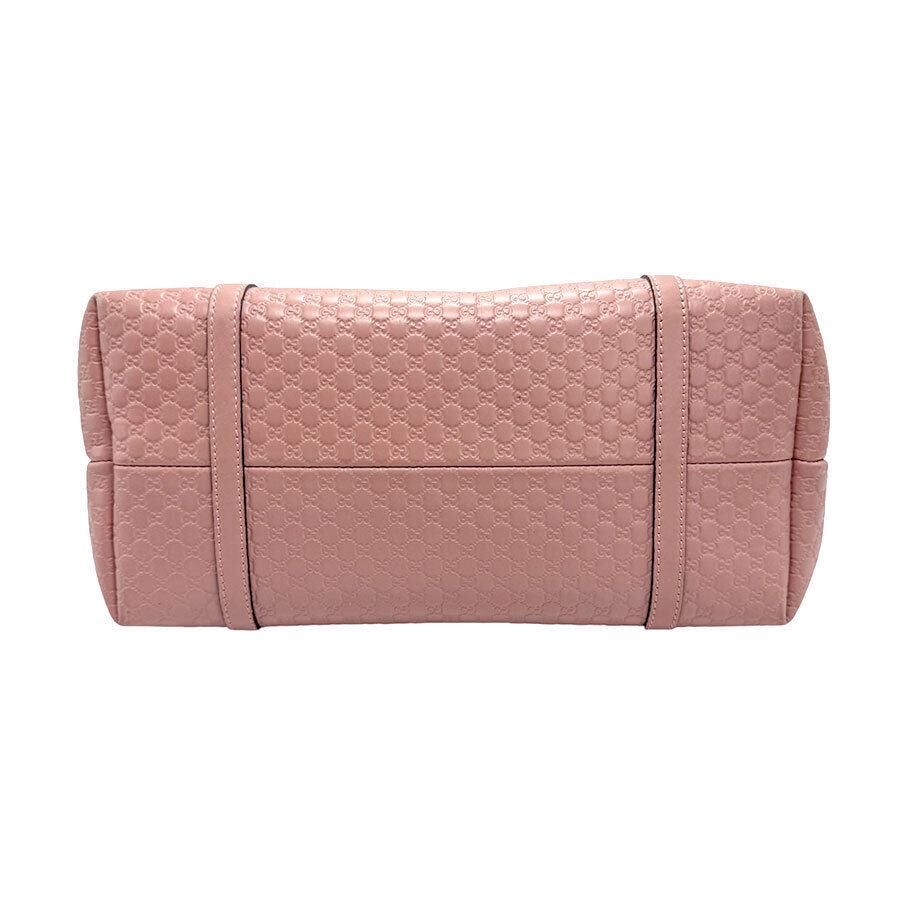 Gucci Handbag Tote Bag Pink Leather
