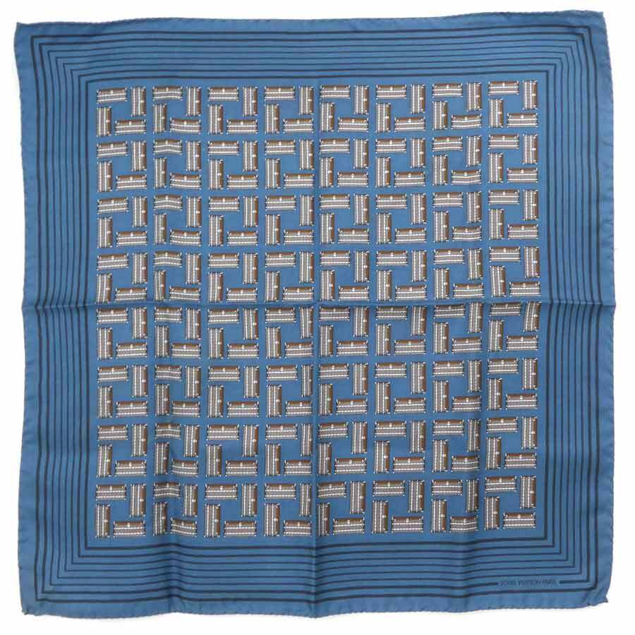 Louis Vuitton Scarf Dark Blue/Brown