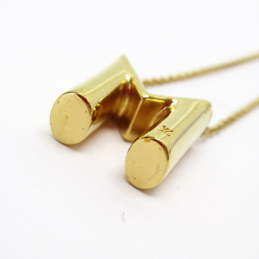Louis Vuitton Necklace Gold Metal