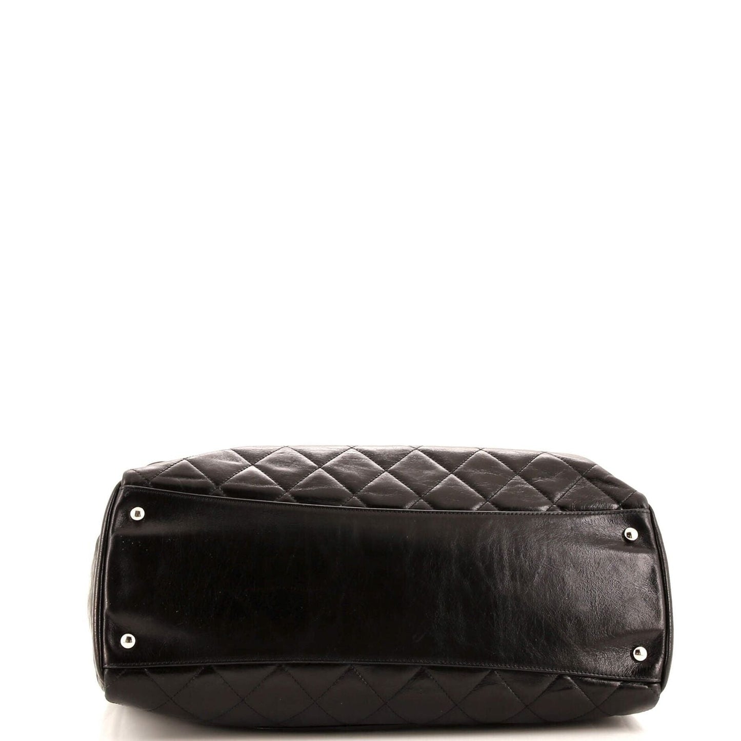 Chanel Cc Delivery Tote Quilted Glazed