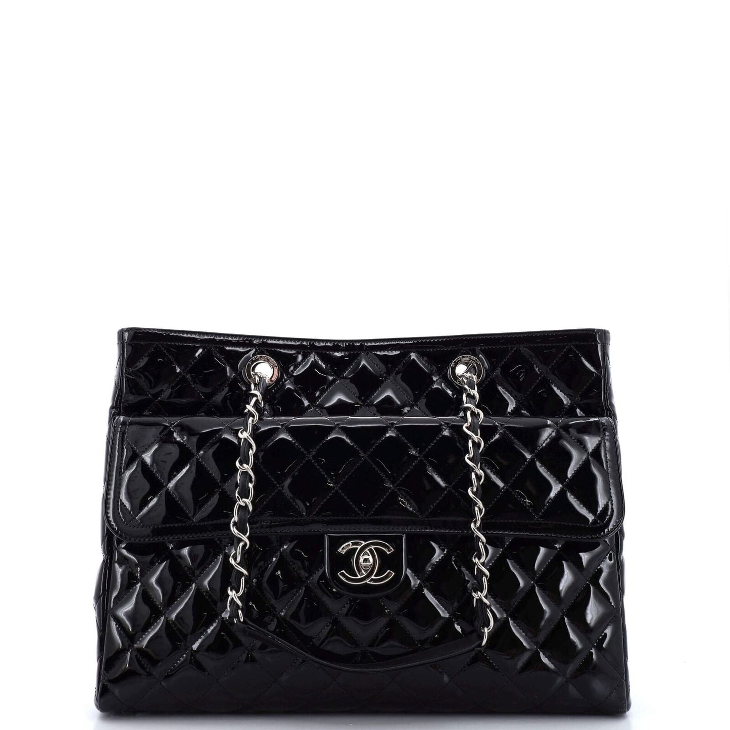 Chanel Coco Shine Tote Quilted Patent