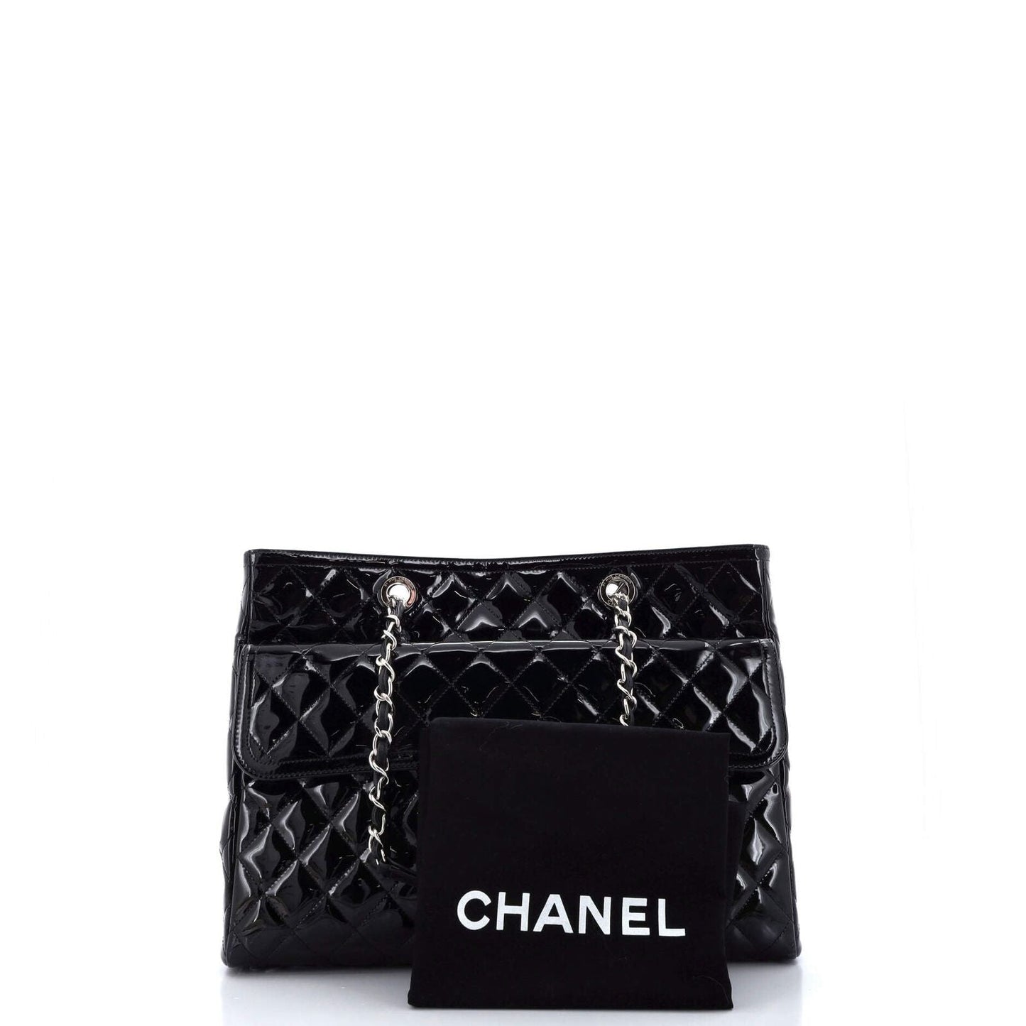 Chanel Coco Shine Tote Quilted Patent